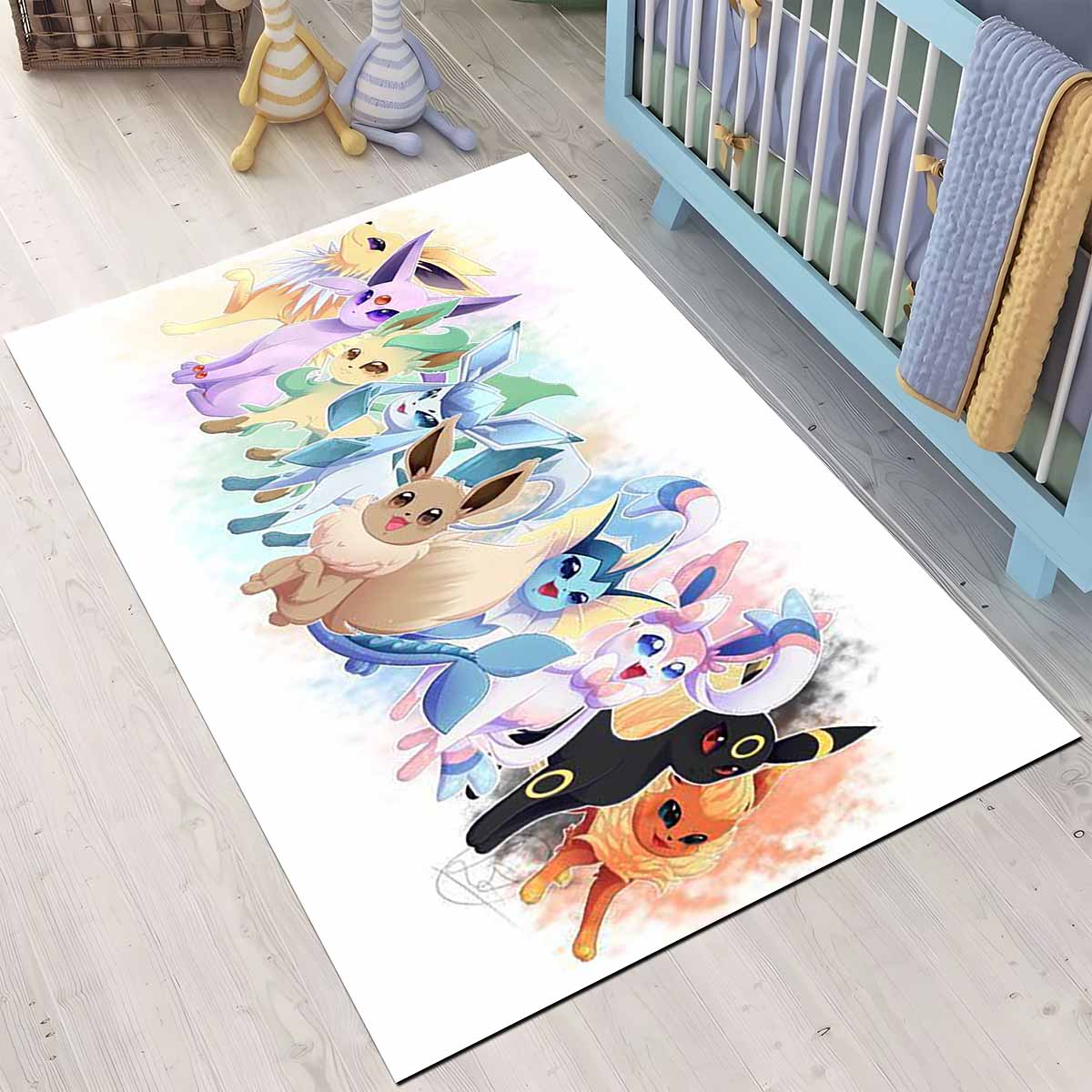 Alle Evoli-entwicklungen Pokmon All Eevee Evolutions Pokemon 1001 Teppich – Bild 3