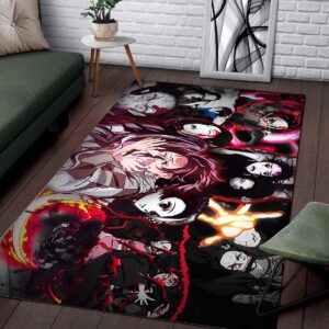 Alternative view of Anime Demon Slayer Kimetsu Kimetsu No Yaiba Teppich