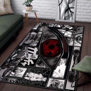 Alternative view of Anime Naruto Uchiha Itachi Sharigan 4 Teppich