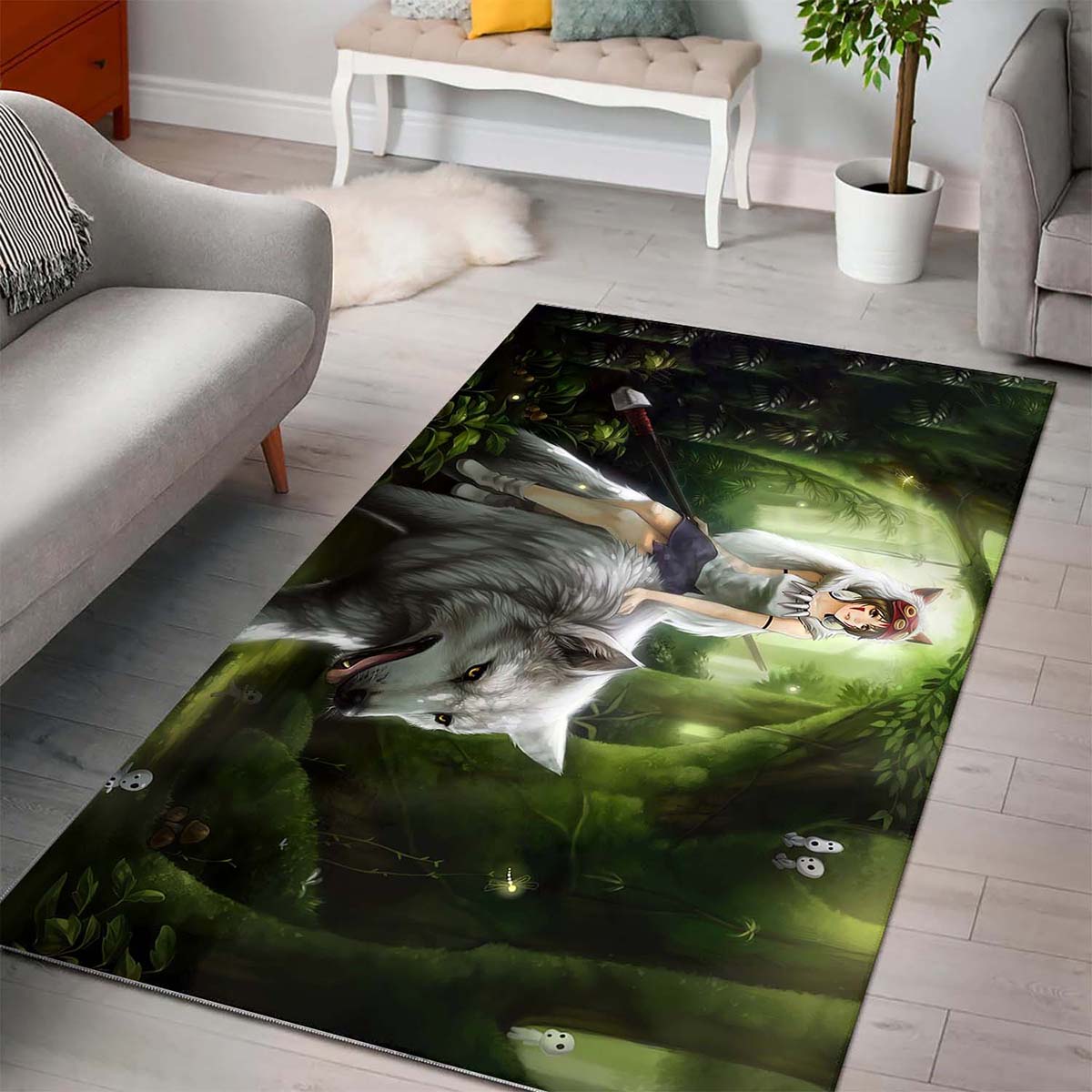 Anime-princess-mononoke-anime Teppich – Bild 3