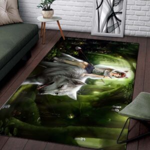 Alternative view of Anime-princess-mononoke-anime Teppich