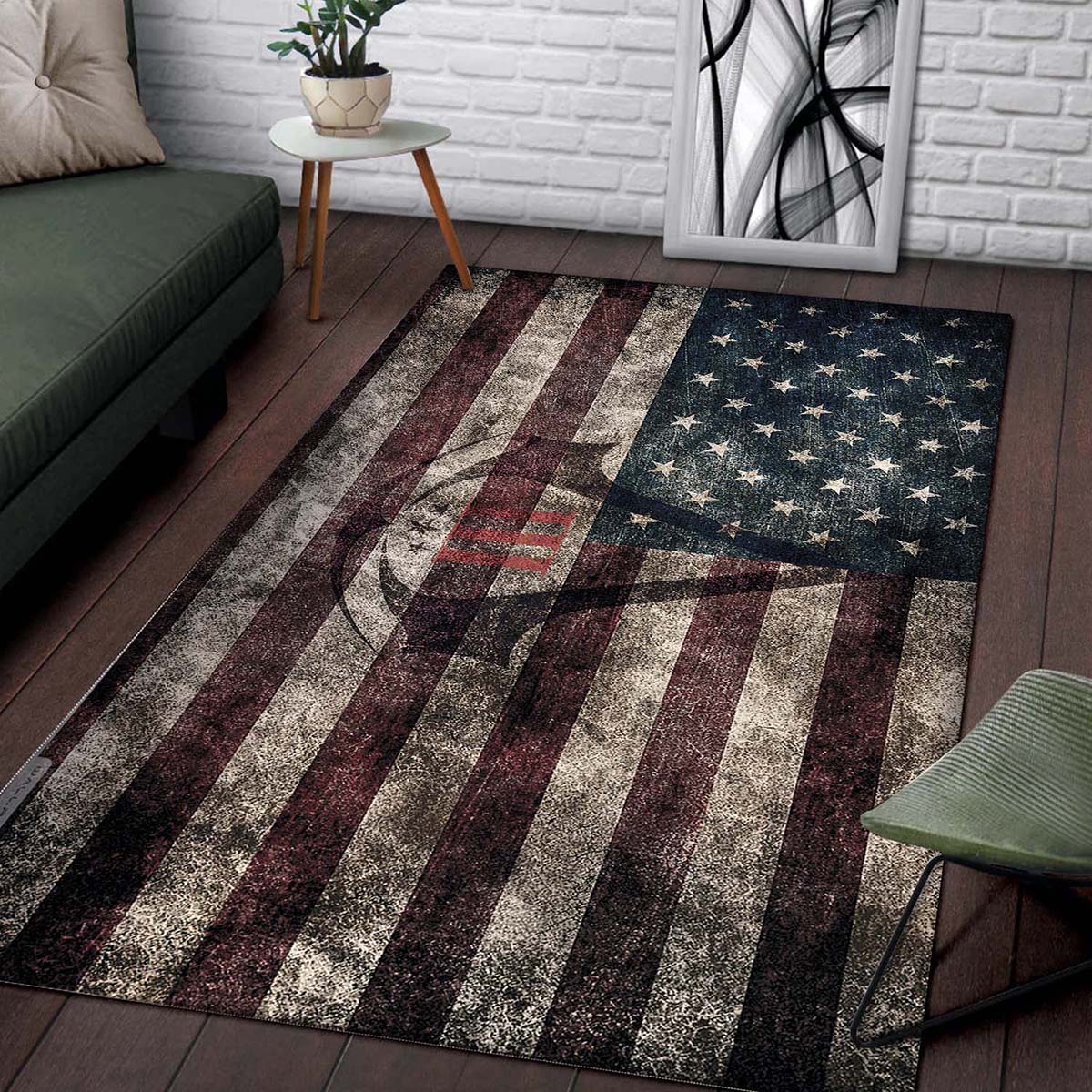 Assassins Creed Iii American Eroded Flag Teppich – Bild 2