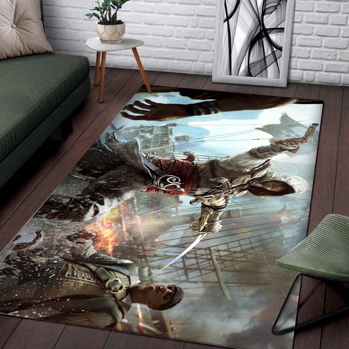 Assassins Creed Iv Black Flag Edward Kenway Teppich – Bild 2