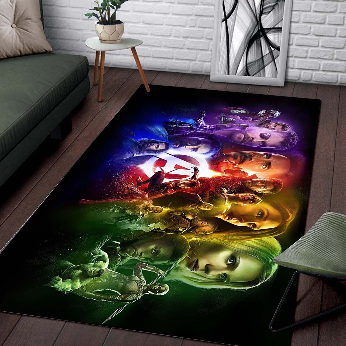 Avengers infinity war superheroes poster Teppich – Bild 2
