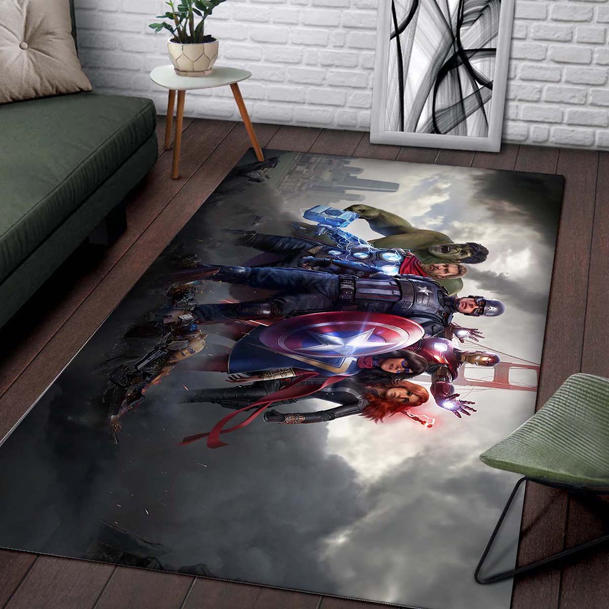Avengers Marvel 8 Teppich (New) – Bild 2