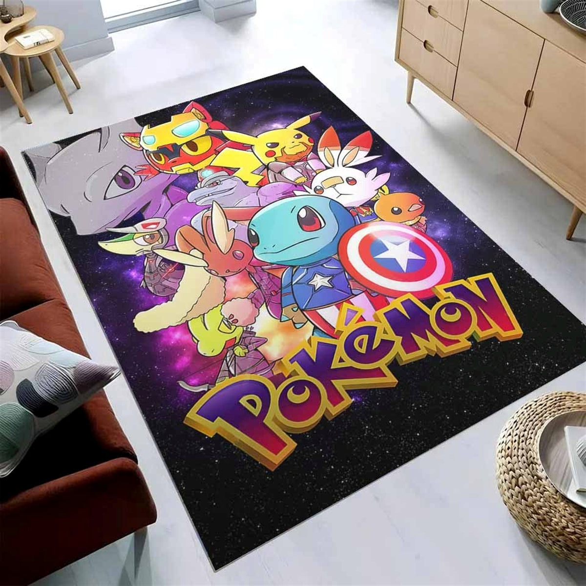 Avengers Pokemon Teppich – Bild 3
