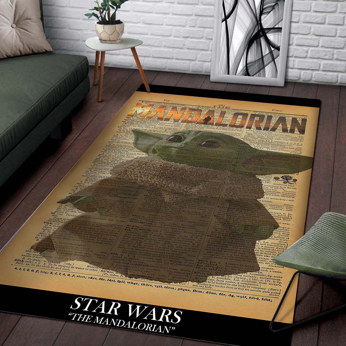 Baby Yoda The Mandalorian 2 Teppich – Bild 2