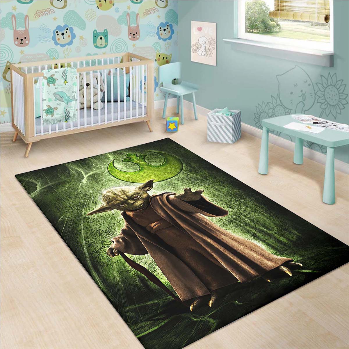 Baby Yoda The Mandalorian Teppich – Bild 3