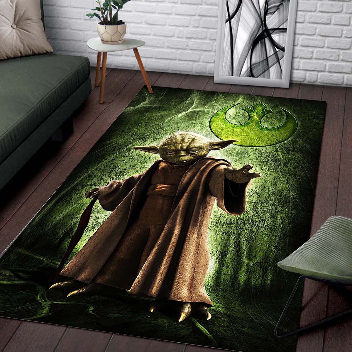 Baby Yoda The Mandalorian Teppich – Bild 2