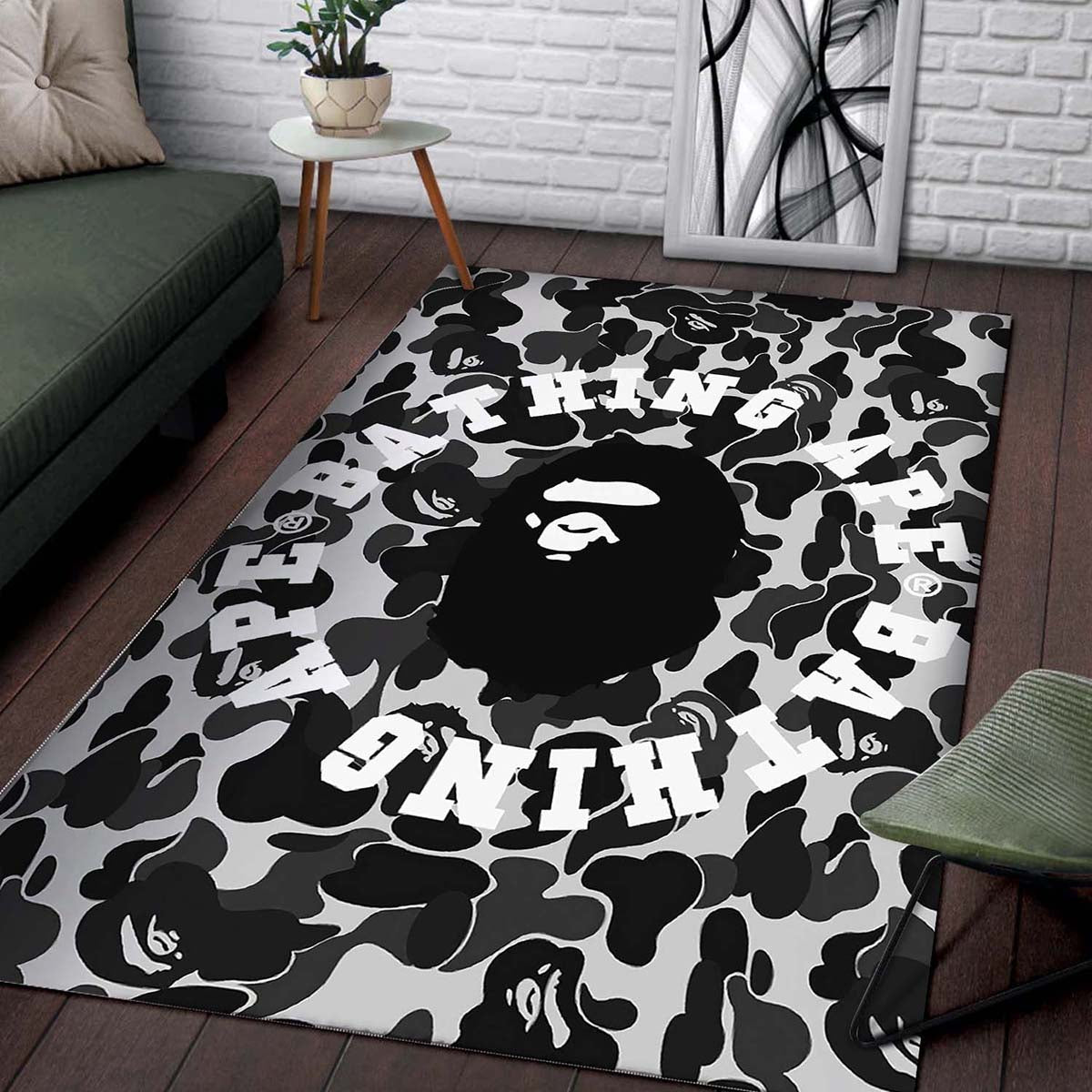 Bape Baden Ape Camo Teppich – Bild 2