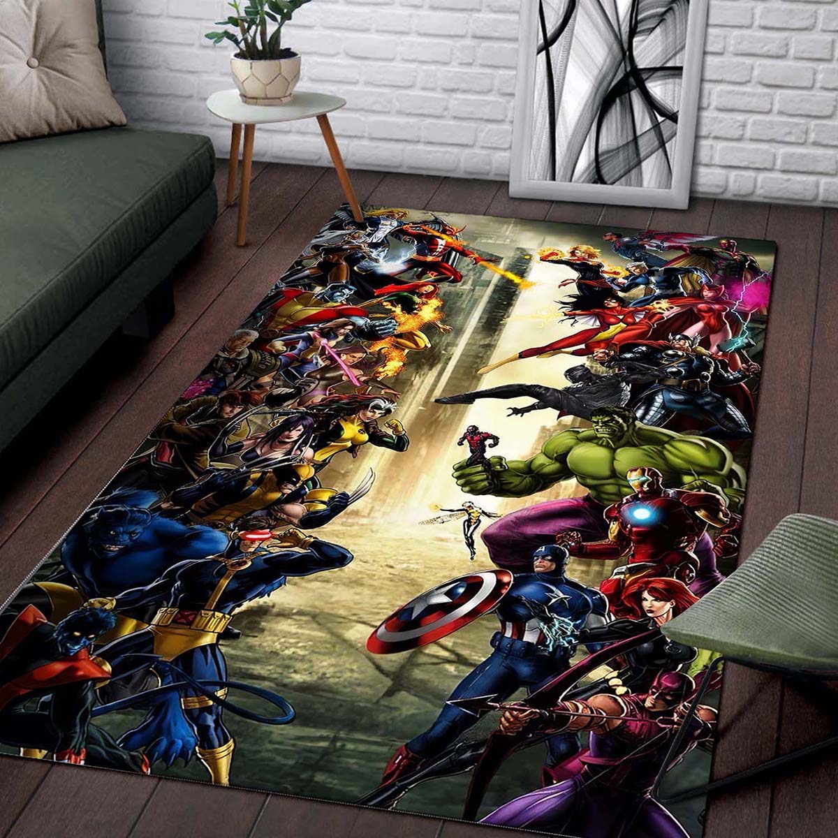 Battle Xmen Gegen Avengers Teppich – Bild 2