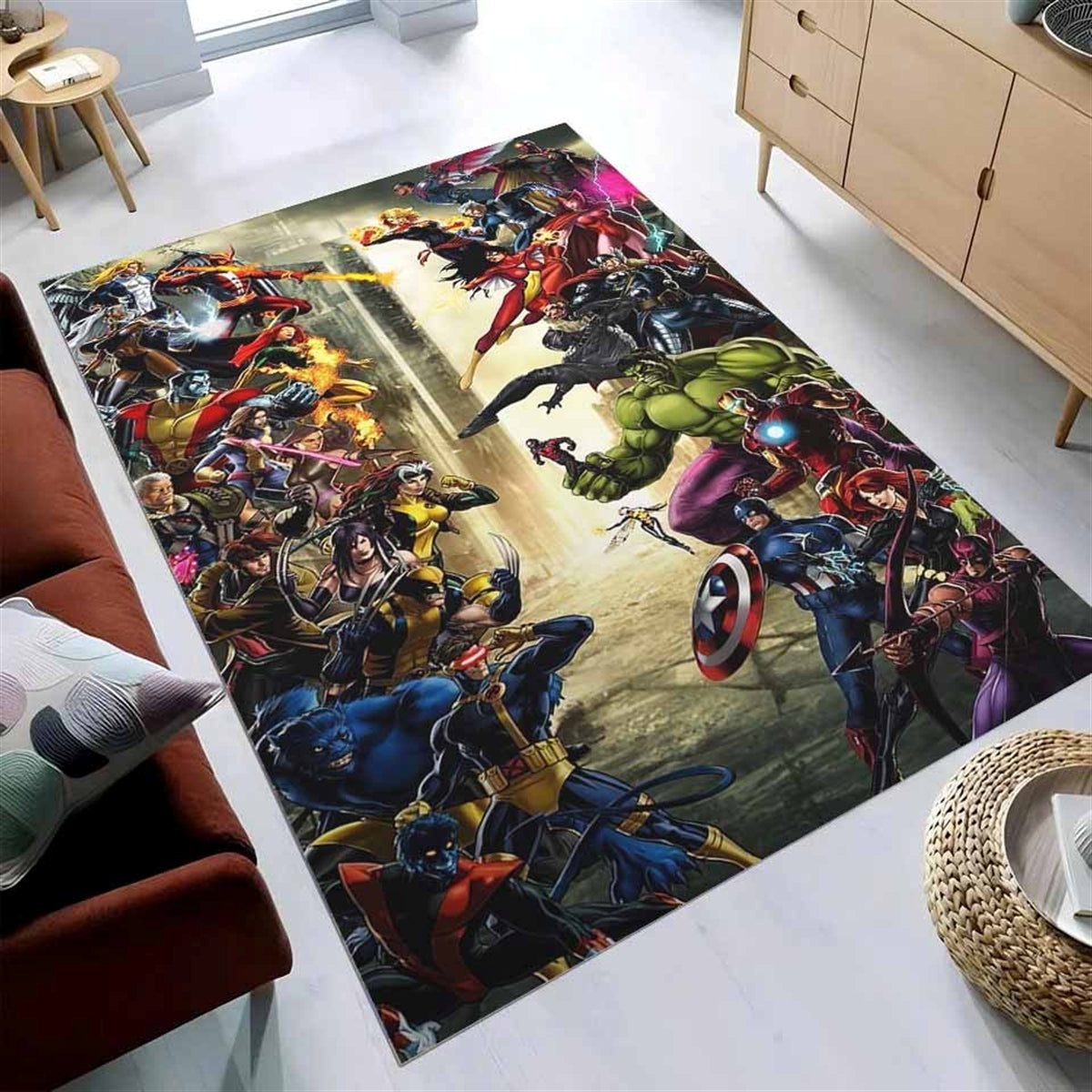 Battle Xmen Gegen Avengers Teppich