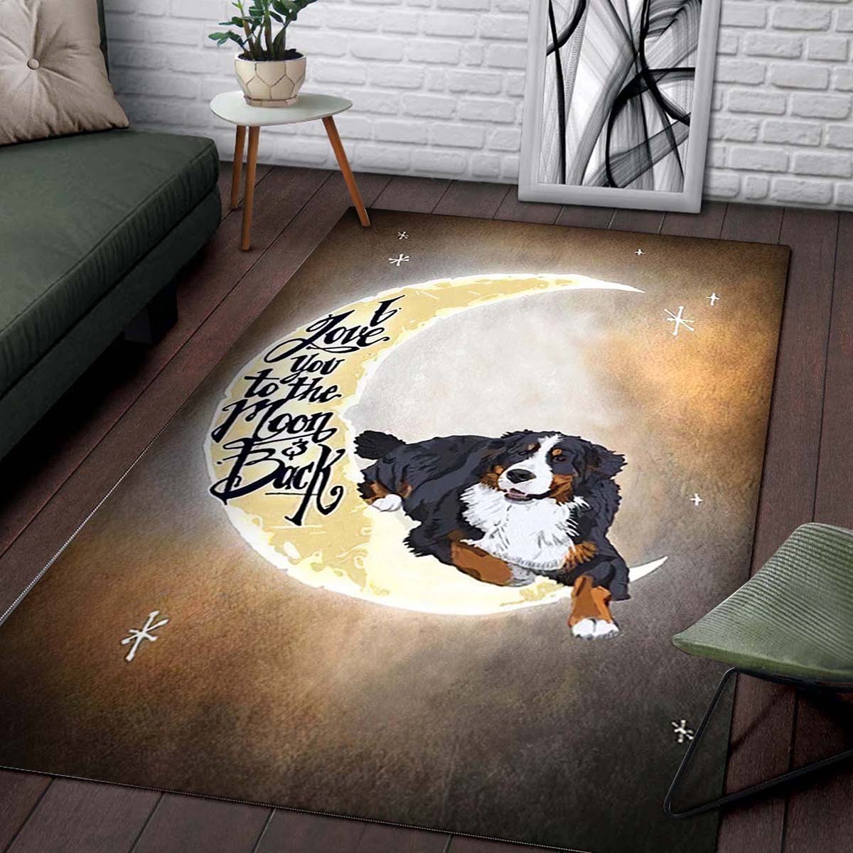 Bernese Mountain Dog De300901 Teppich – Bild 2