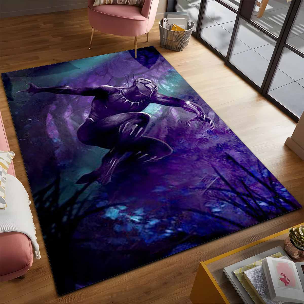 Black Panther Marvel 1005 Teppich – Bild 2