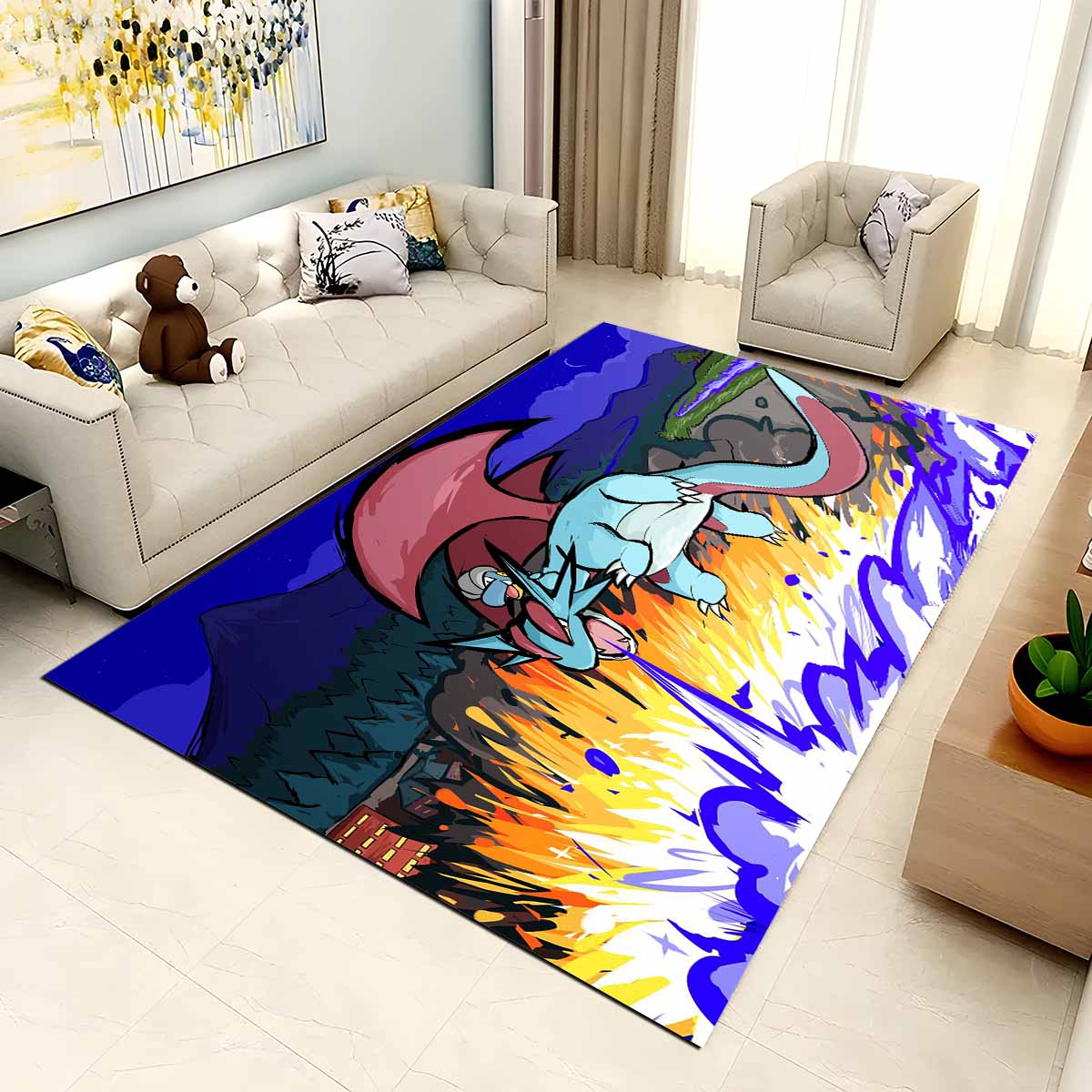 Brutalanda Pokmon Salamence Pokemon 3 Teppich – Bild 2