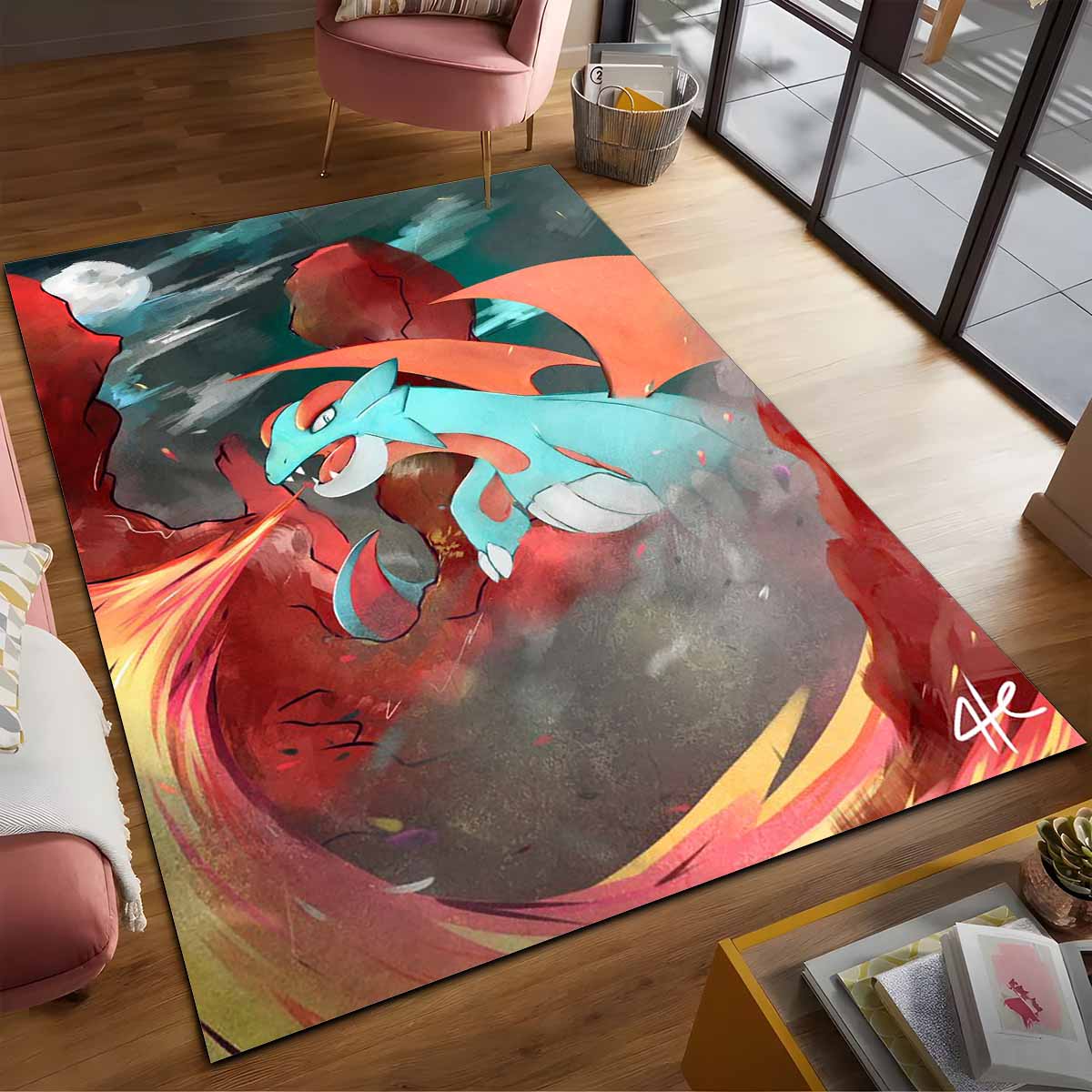 Brutalanda Pokmon Salamence Pokemon 4 Teppich – Bild 2