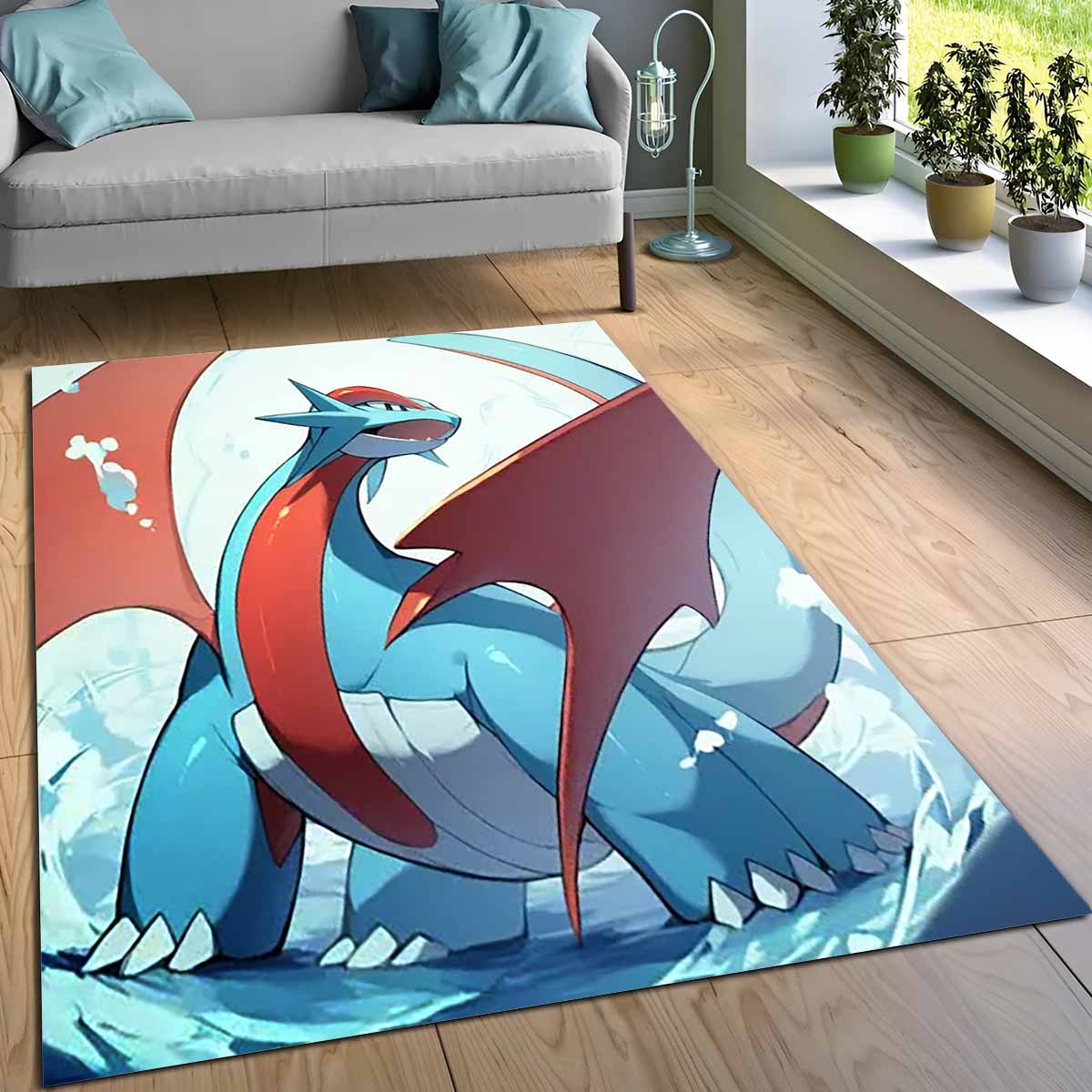 Brutalanda-Pokmon-Salamence-Pokemon-5-Teppich – Bild 3