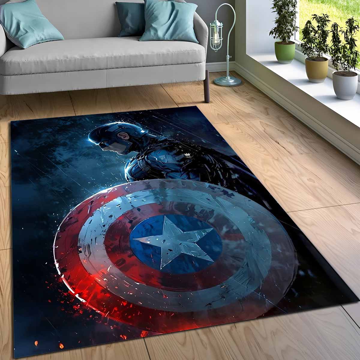 Captain America Marvel 11 Teppich – Bild 3