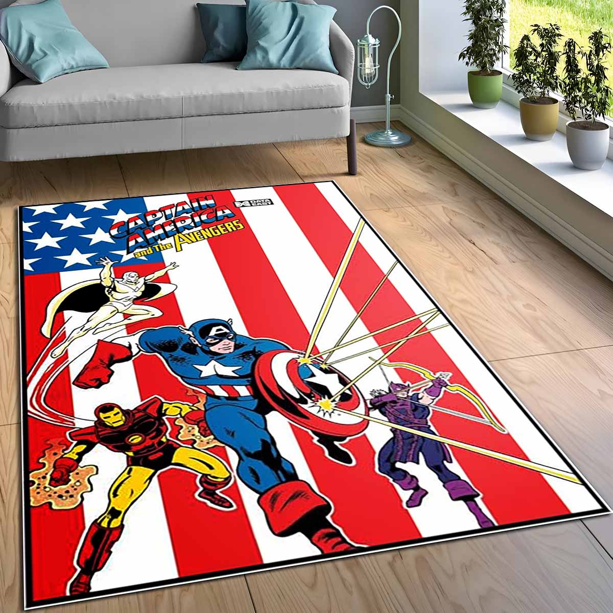 Captain America Und Die Avengers Teppich – Bild 3