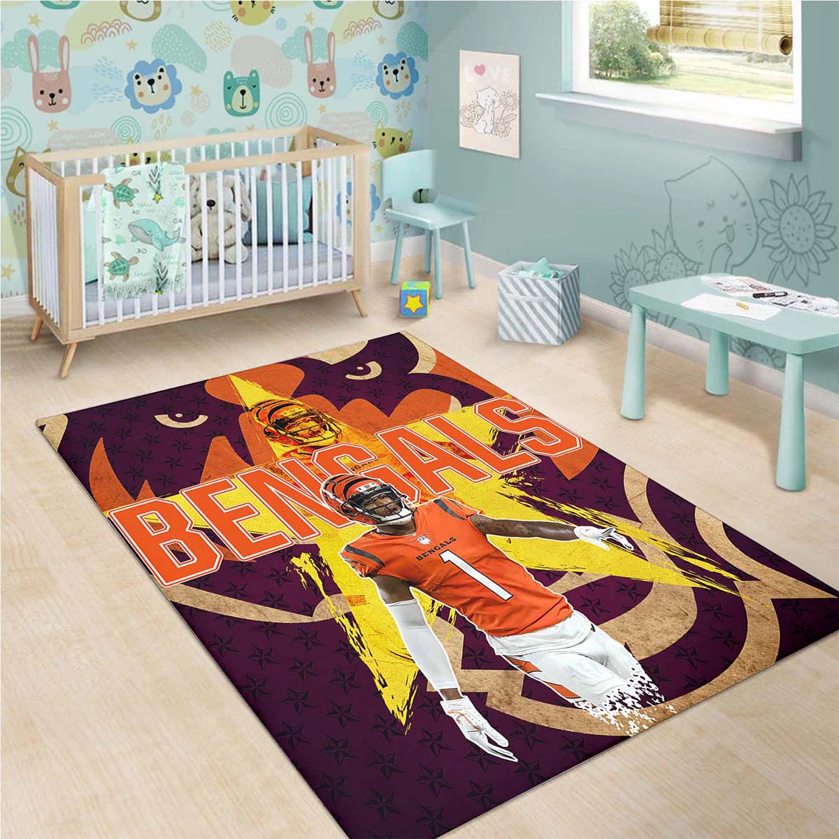 Cincinnati Bengals American Football Teppich – Bild 3