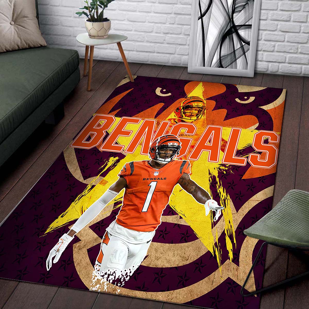 Cincinnati Bengals American Football Teppich – Bild 2