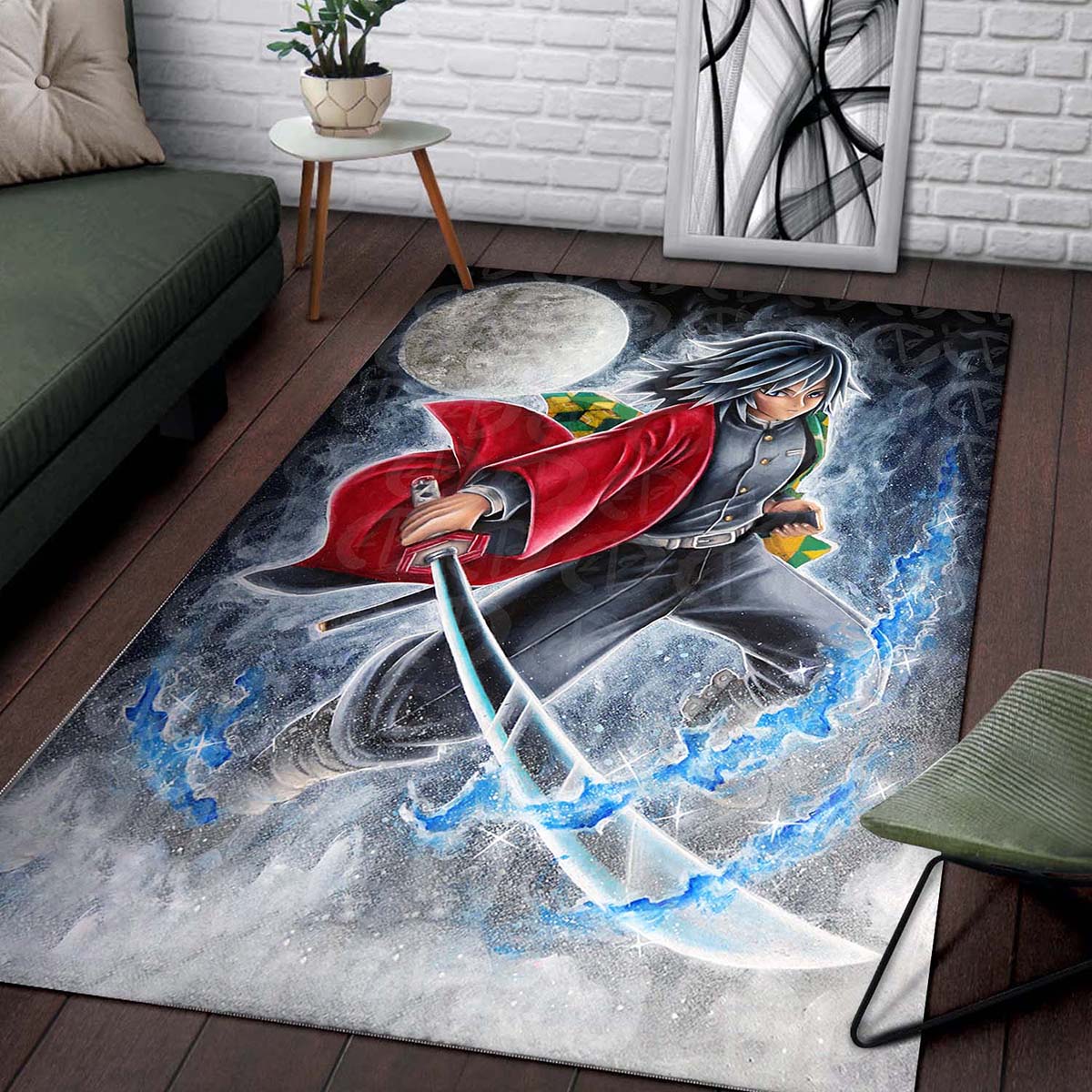 Demon Slayer Giyu Tomioka 4 Teppich – Bild 2