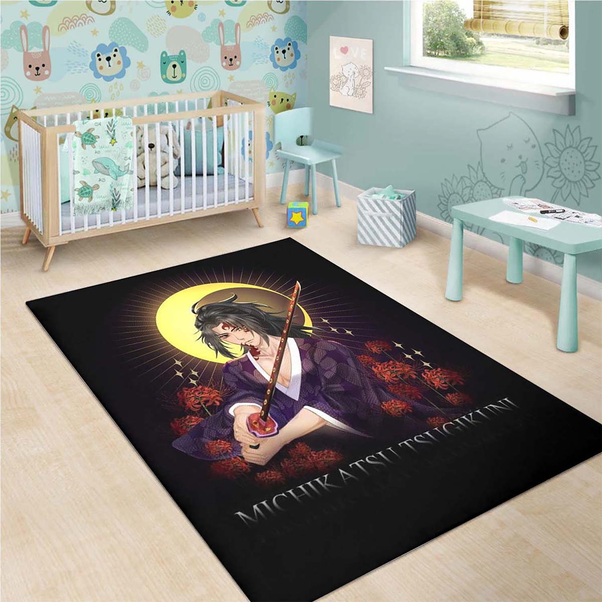 Demon Slayer Kokushibo 15 Teppich – Bild 3