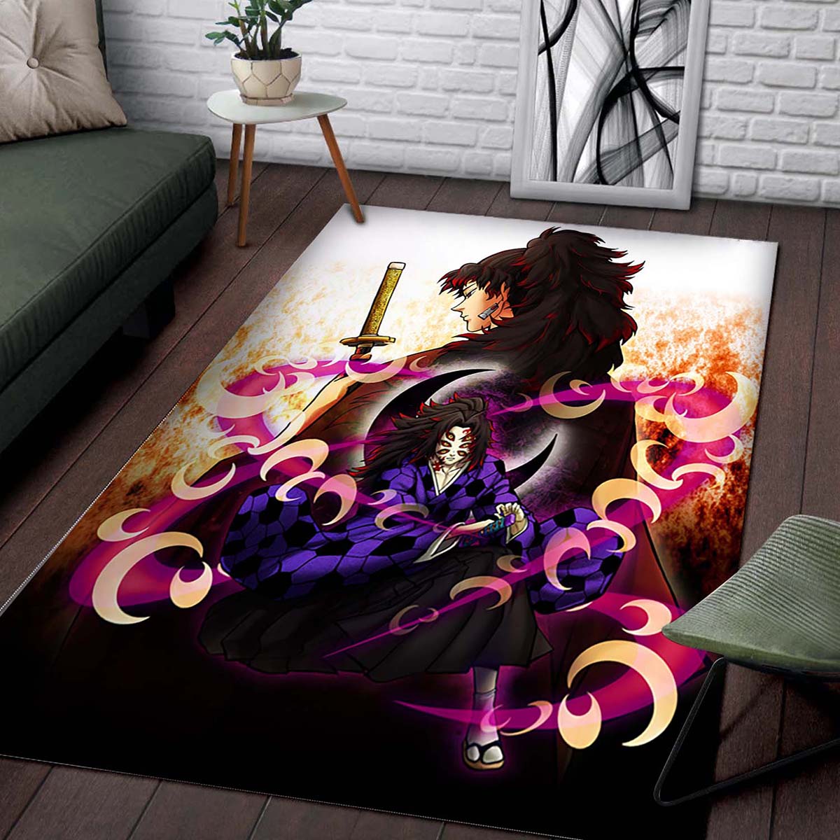 Demon Slayer Kokushibo 4 Teppich – Bild 2