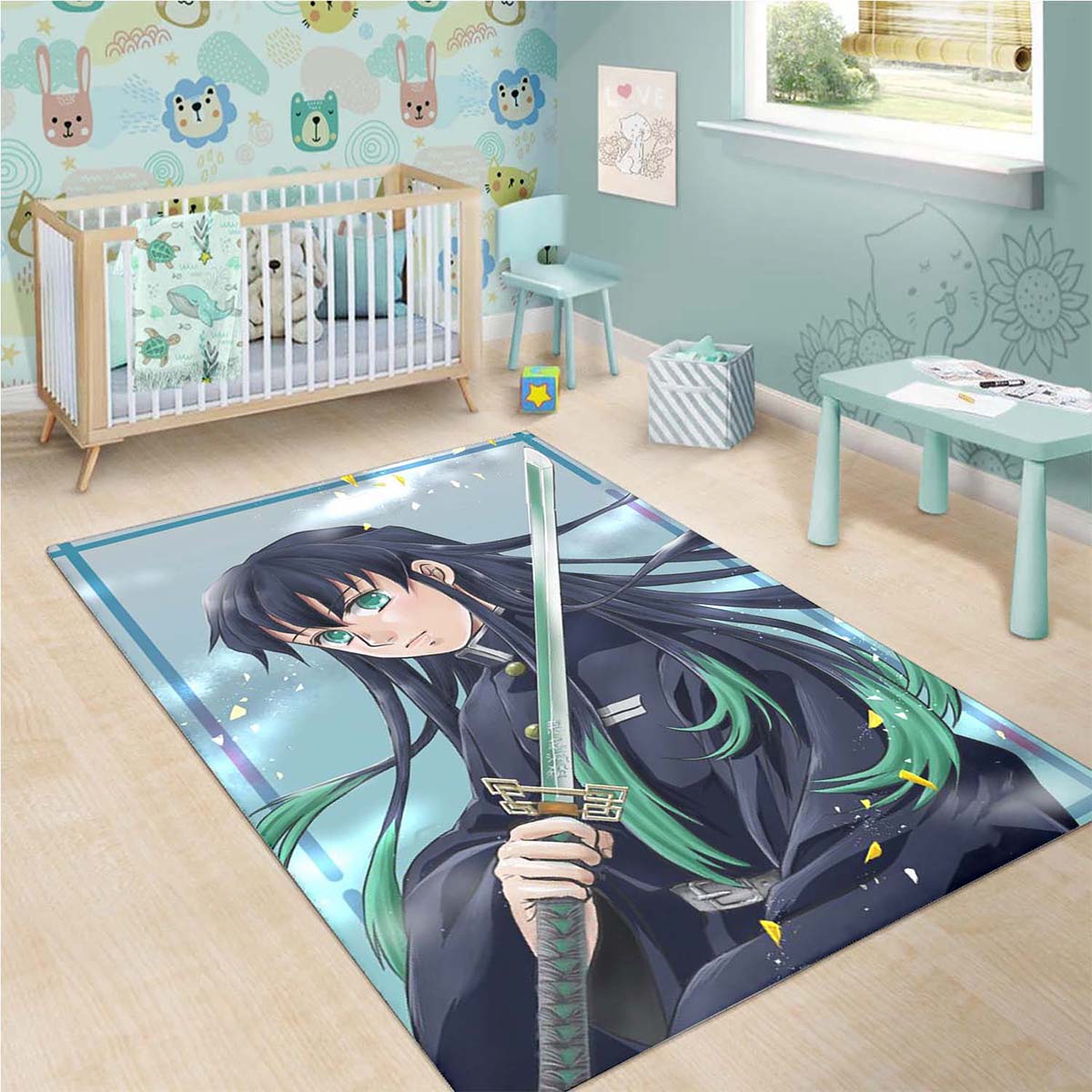 Demon Slayer Muichiro Tokito 16 Teppich – Bild 3
