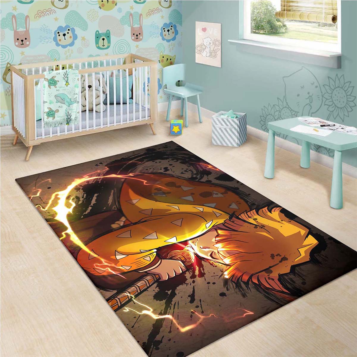 Demon Slayer Zenitsu Teppich – Bild 3