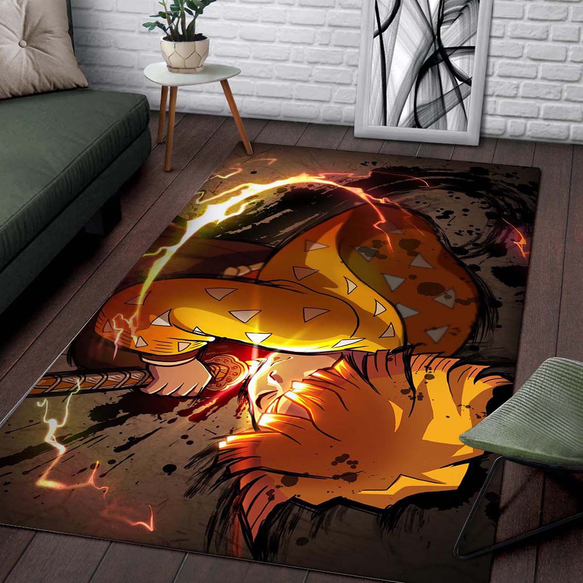 Demon Slayer Zenitsu Teppich – Bild 2