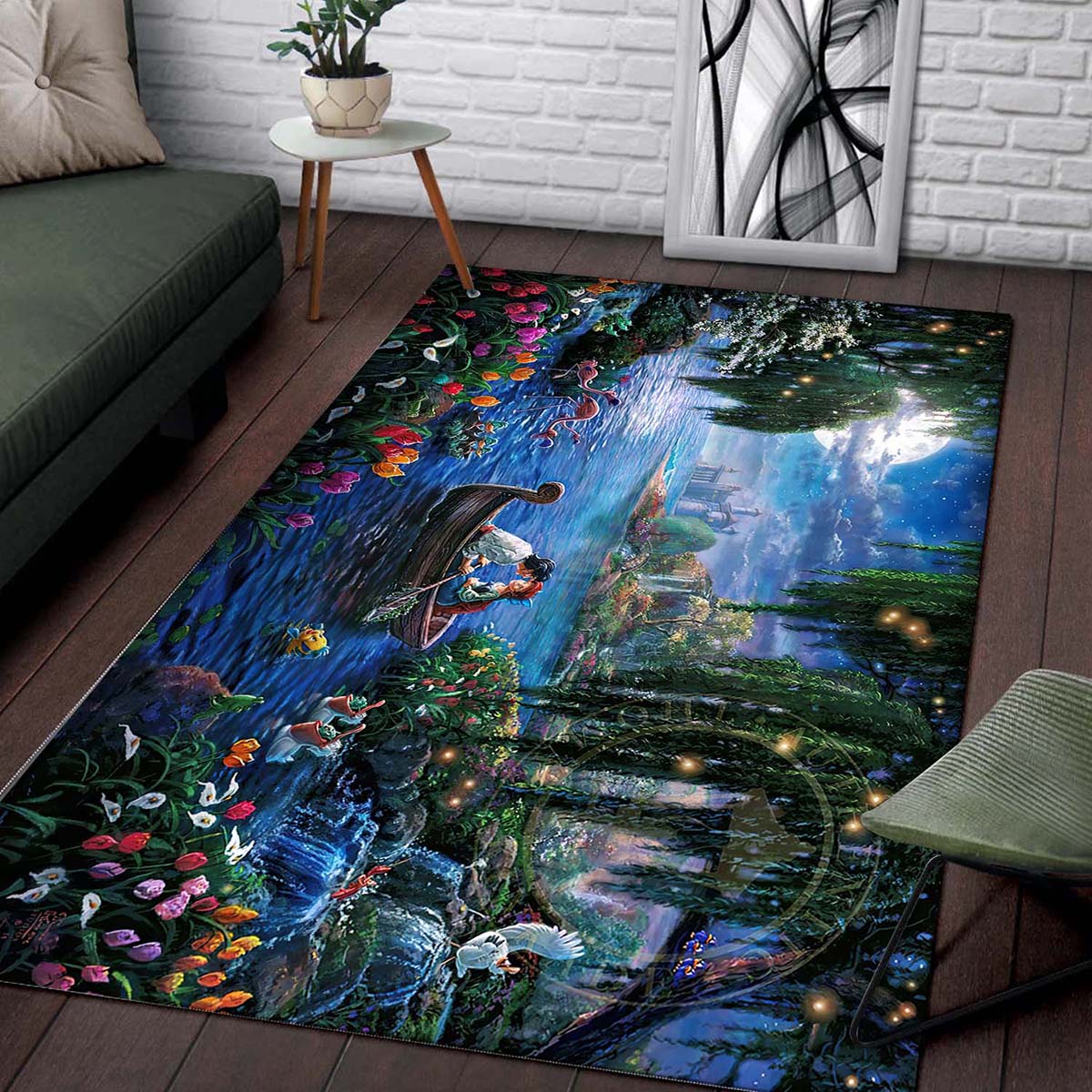 Disney The Little Mermaid Ariel Prince Eric Teppich – Bild 2
