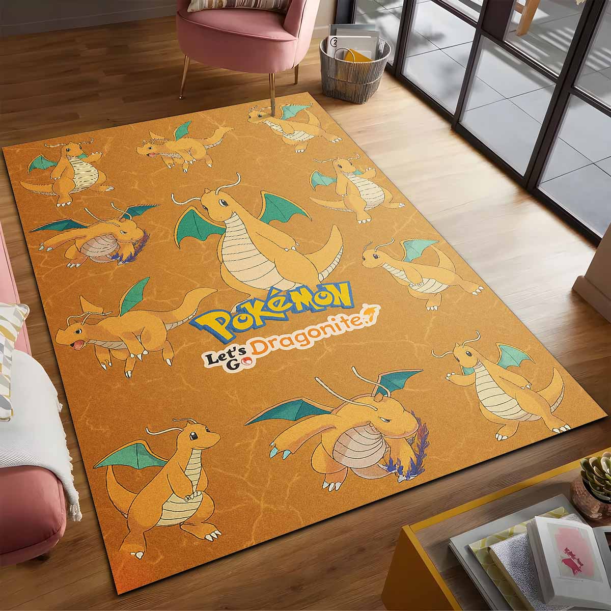 Dragoran Pokmon Dragonite Pokemon Teppich – Bild 2