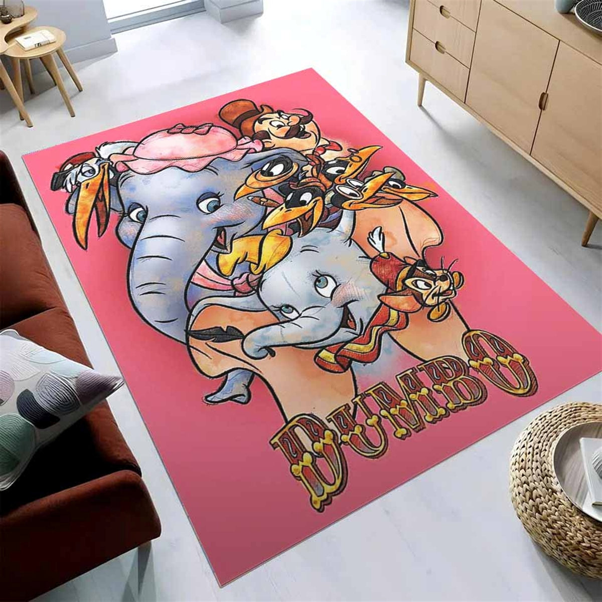 Dumbo And Friend Teppich