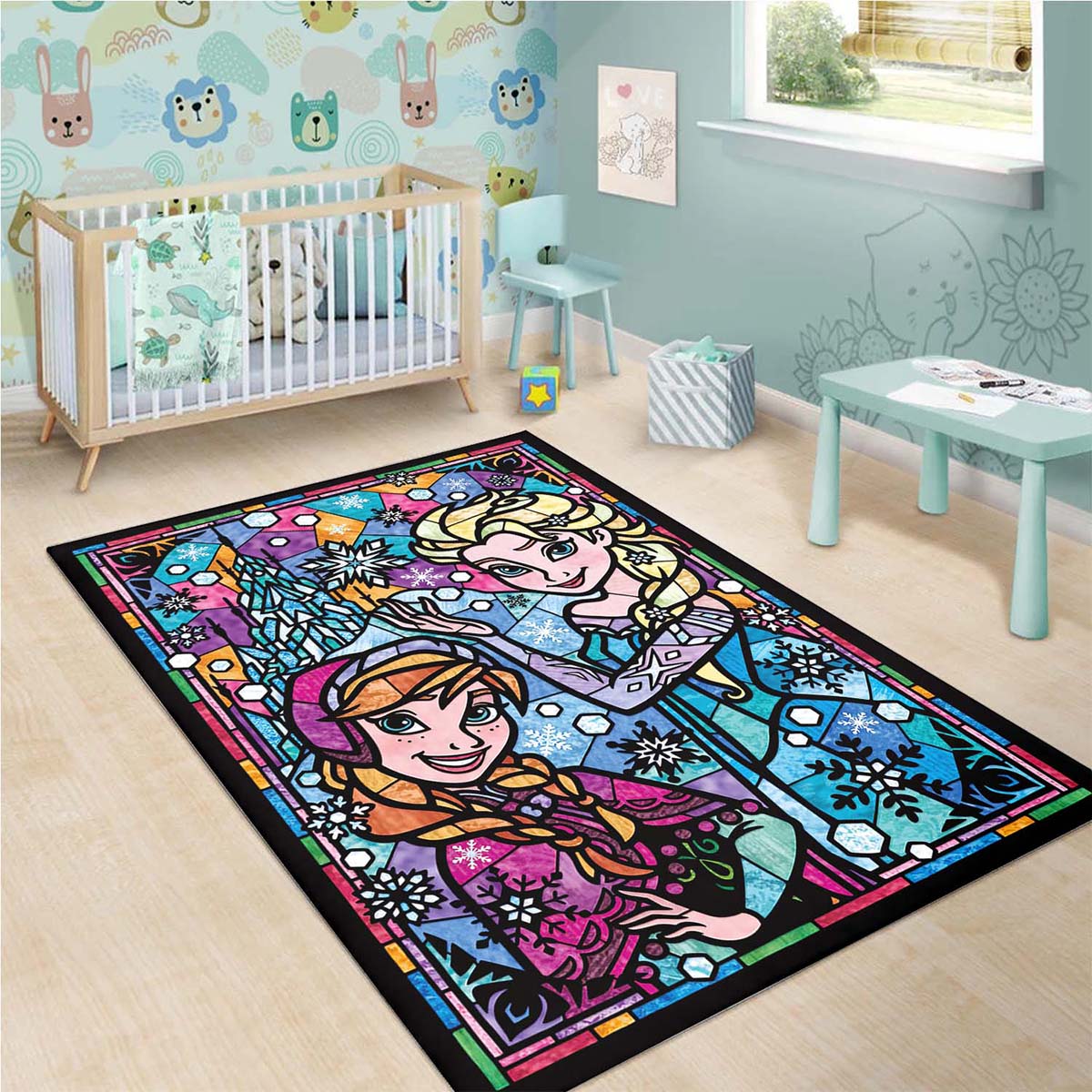 Elsa & Anna Frozen Disney Princess Teppich – Bild 3