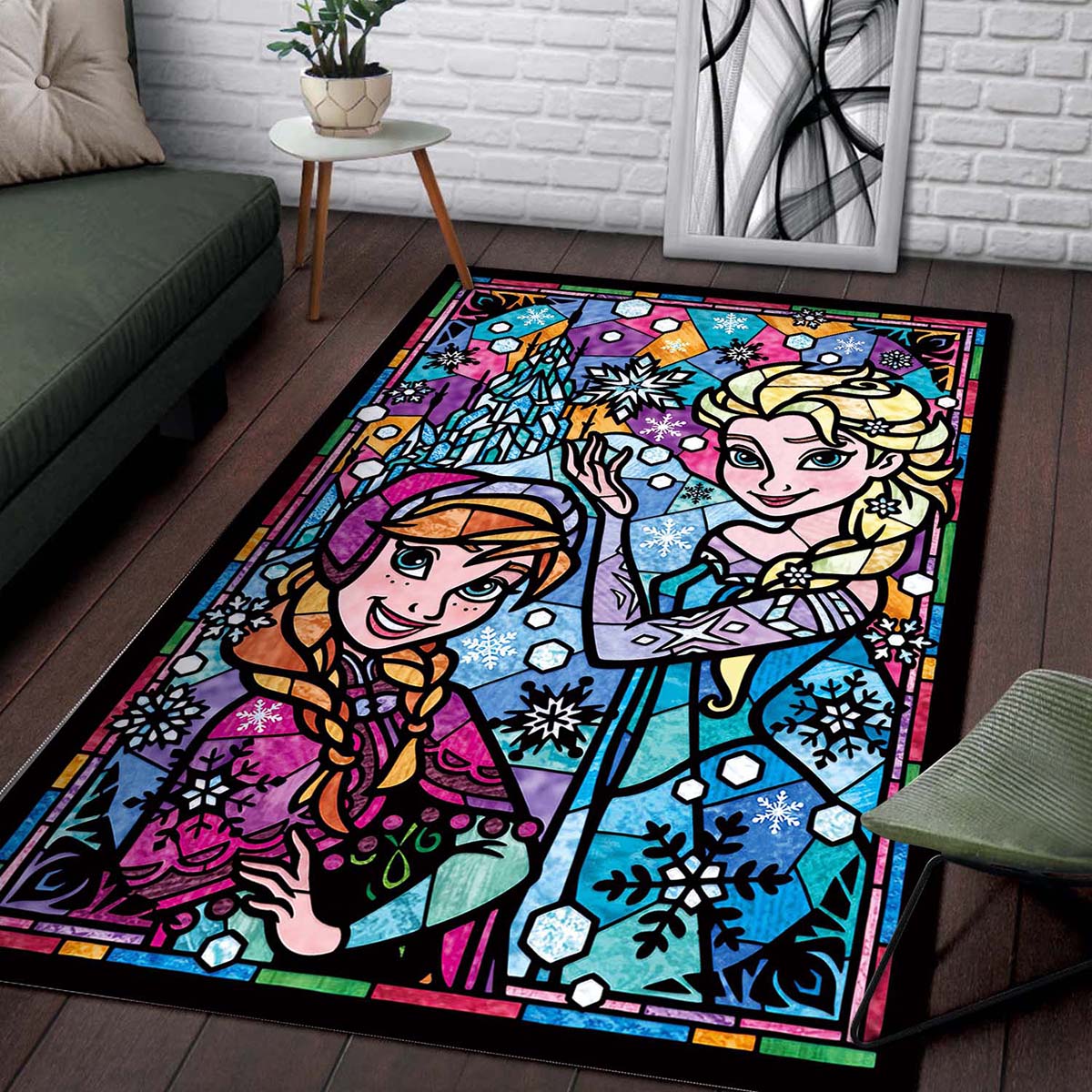 Elsa & Anna Frozen Disney Princess Teppich – Bild 2