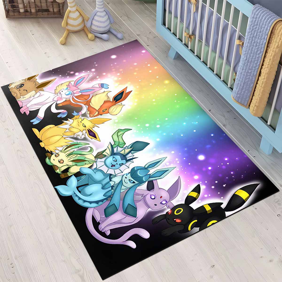 Evoli Entwicklung Pokmon Eevee Evolution Pokemon 6 Teppich – Bild 3