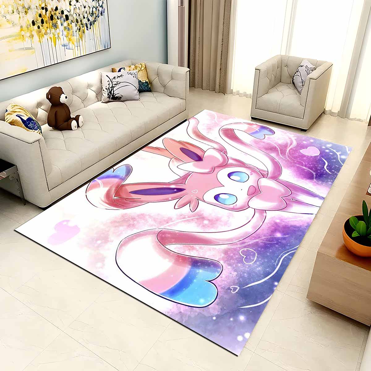 Feelinara Pokmon Sylveon Pokemon 8 Teppich – Bild 2