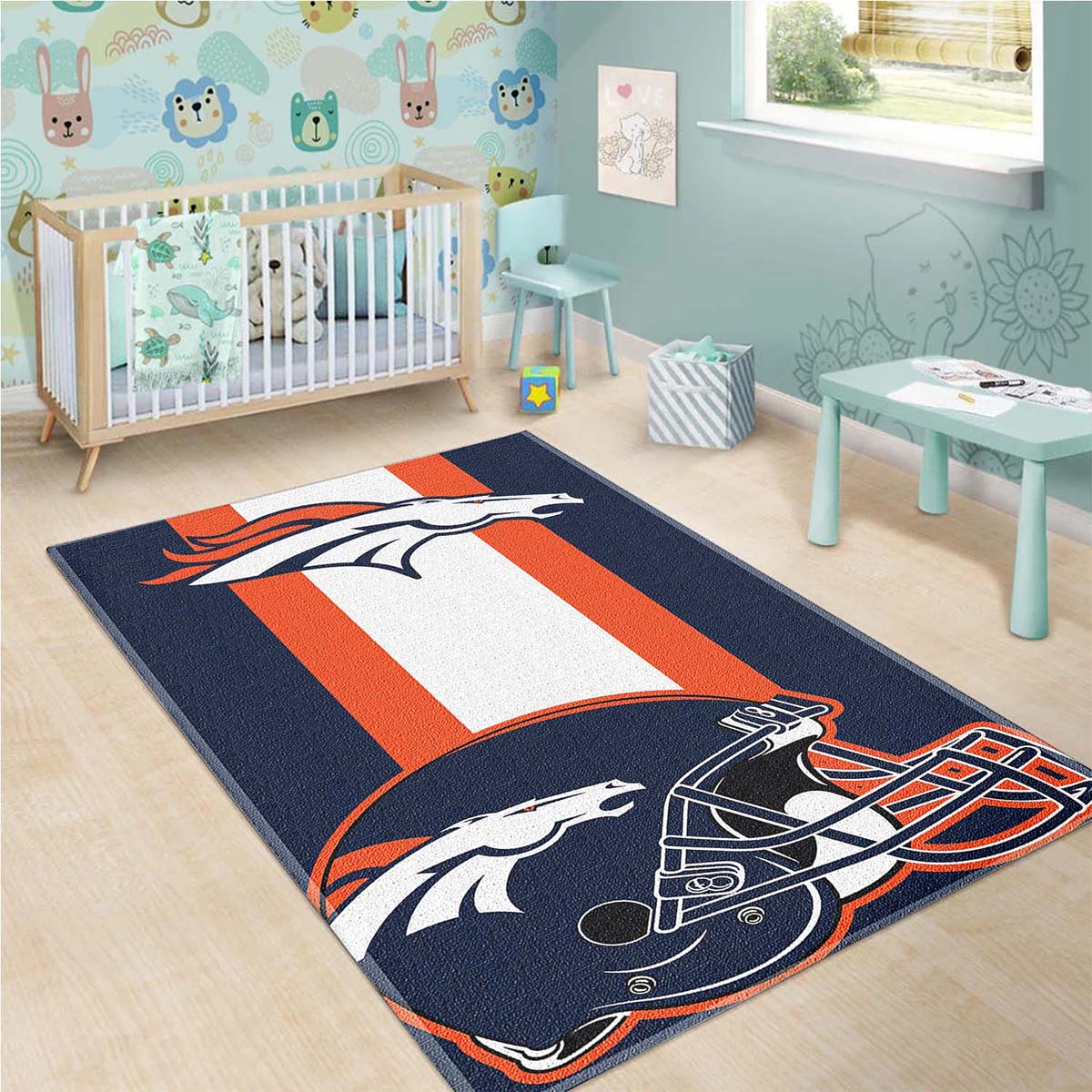 Football Denver Broncos Teppich – Bild 3
