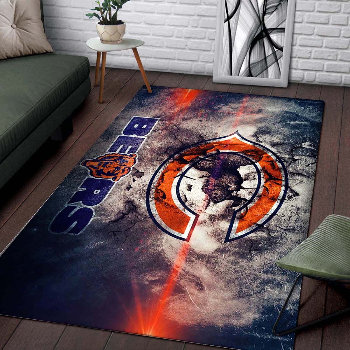 Football Team Chicago Bears Teppich – Bild 2