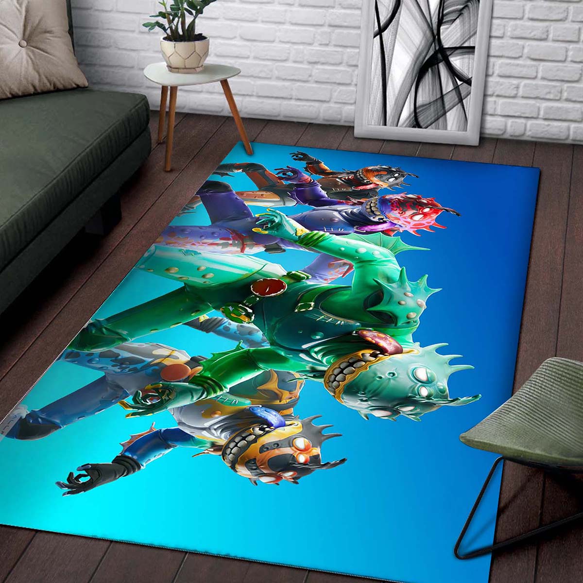 Fortnite Battle Royale Game Moisty Merman 4K Teppich – Bild 2