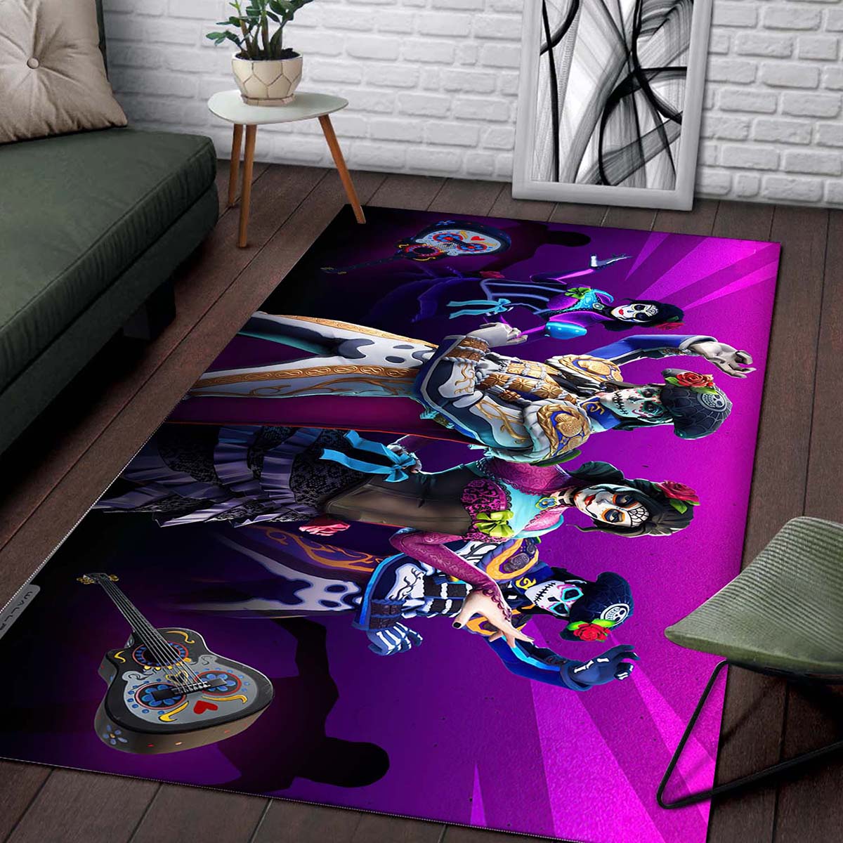Fortnite Battle Royale Game Muertos Set Teppich – Bild 2