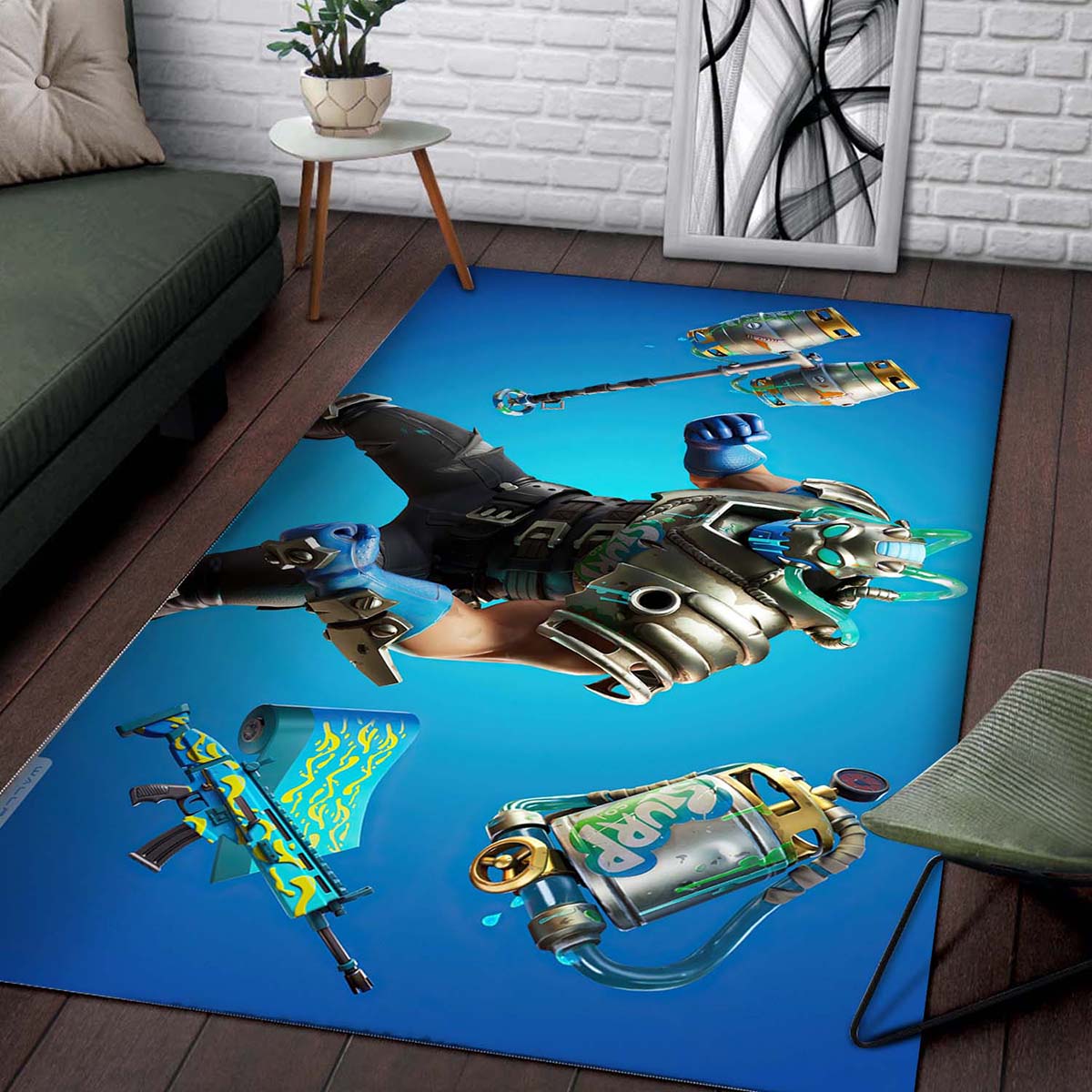 Fortnite Battle Royale Game Slurp Squad Set Teppich – Bild 2