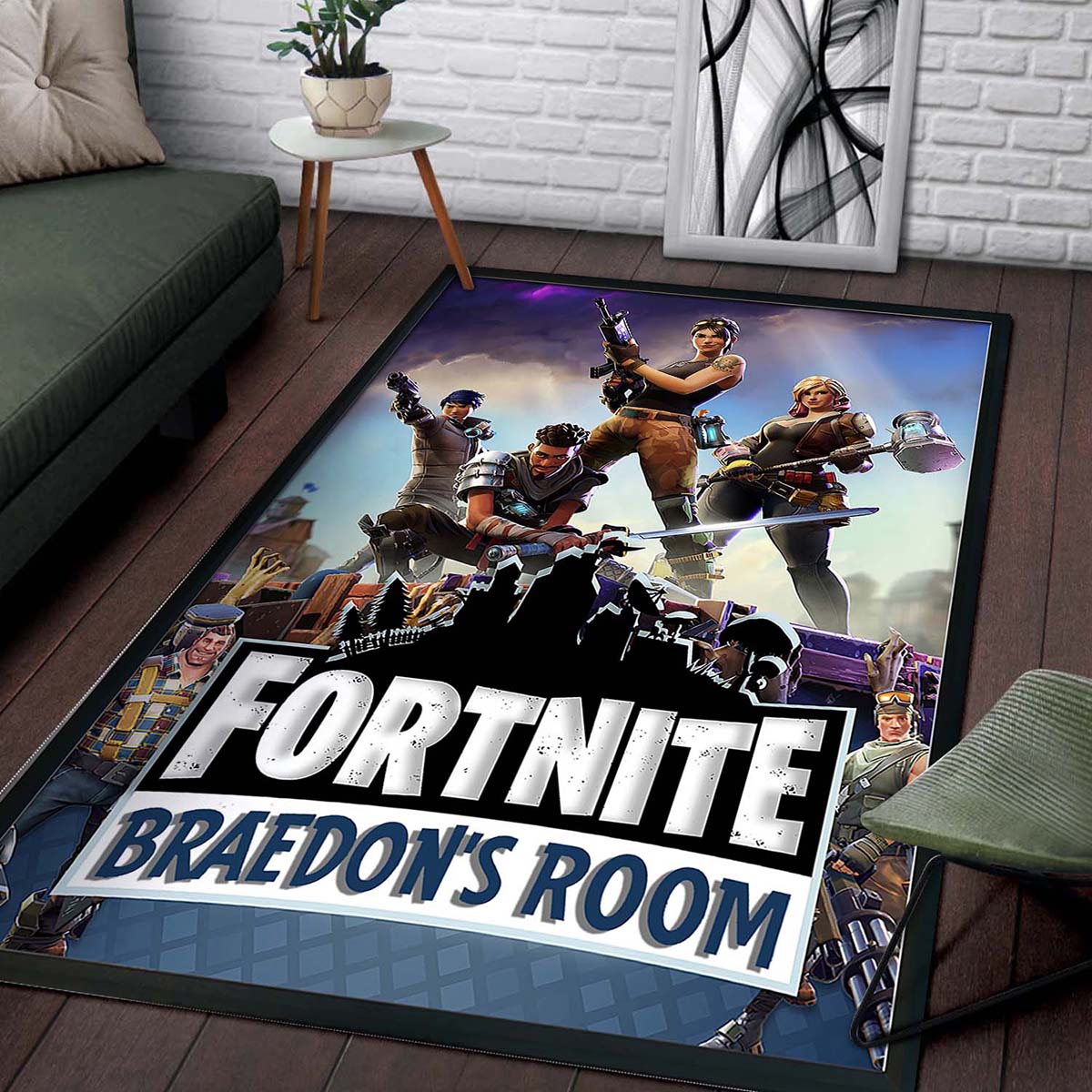Fortnite Braedons Zimmer Teppich – Bild 2