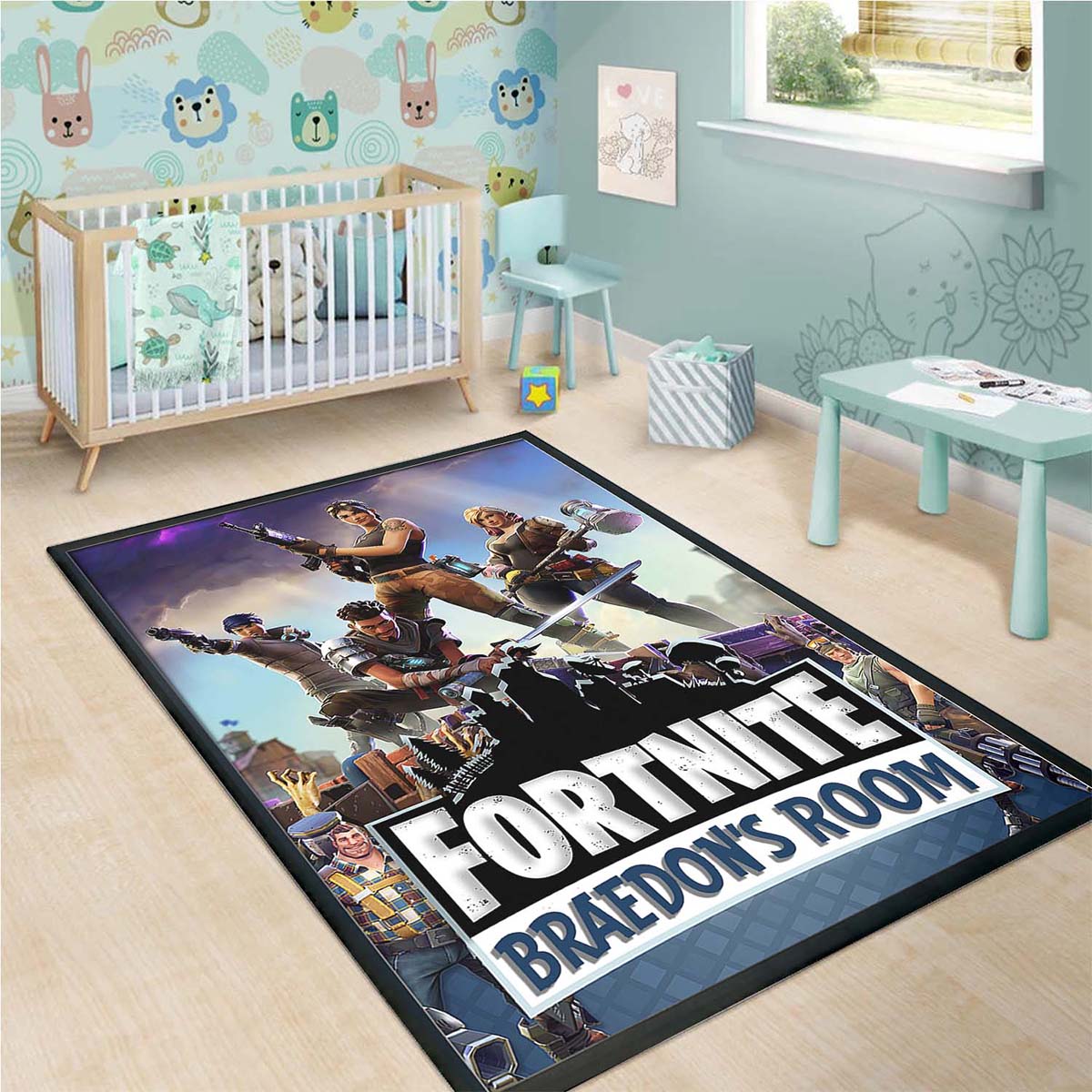 Fortnite Braedons Zimmer Teppich – Bild 3