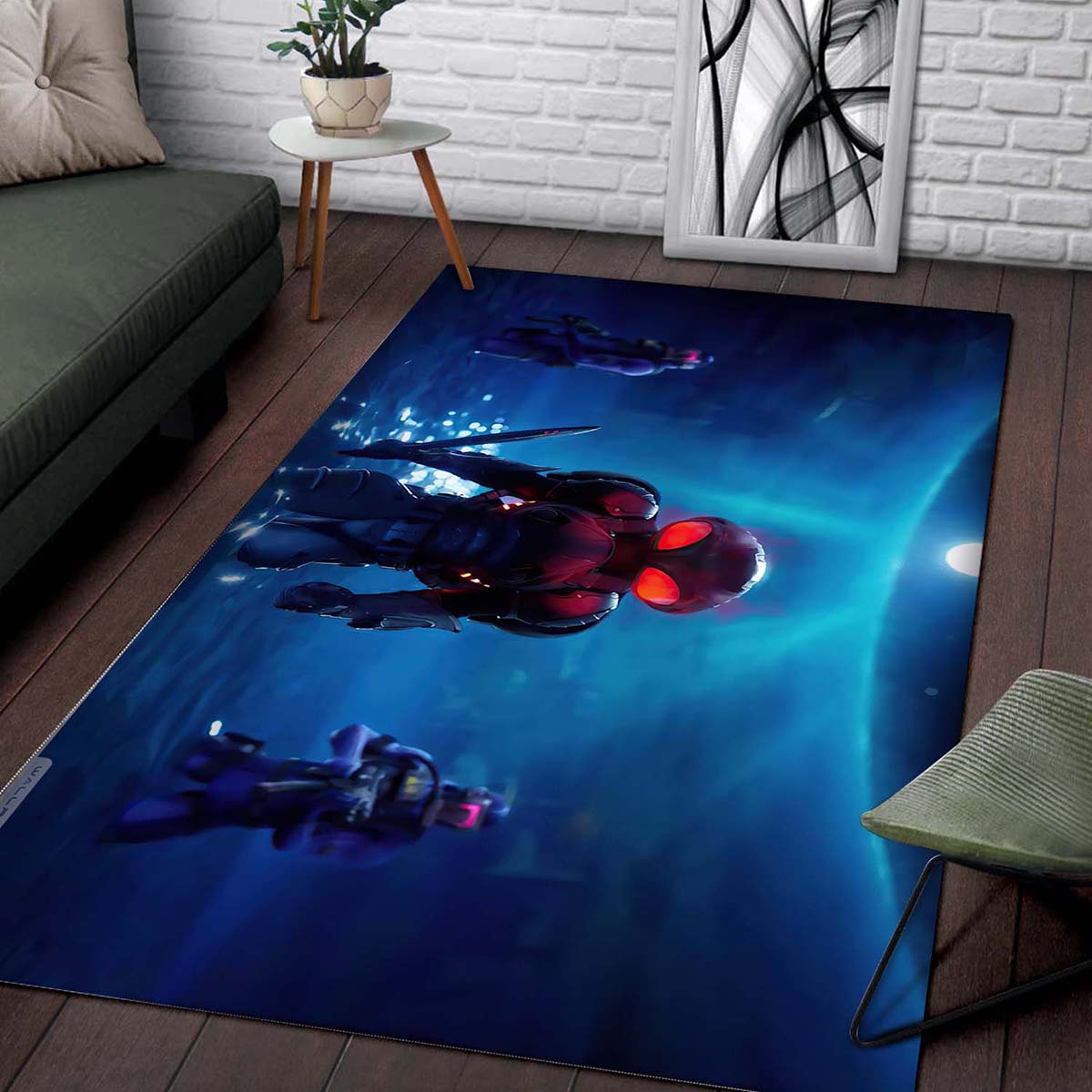 Fortnite Game Black Manta Skin Outfit Teppich – Bild 2