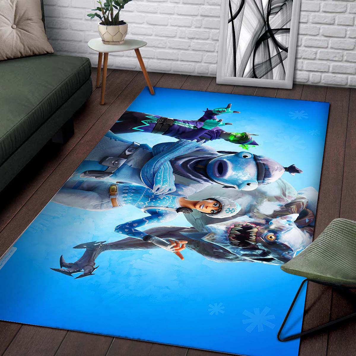 Fortnite Game Winter Teppich – Bild 2