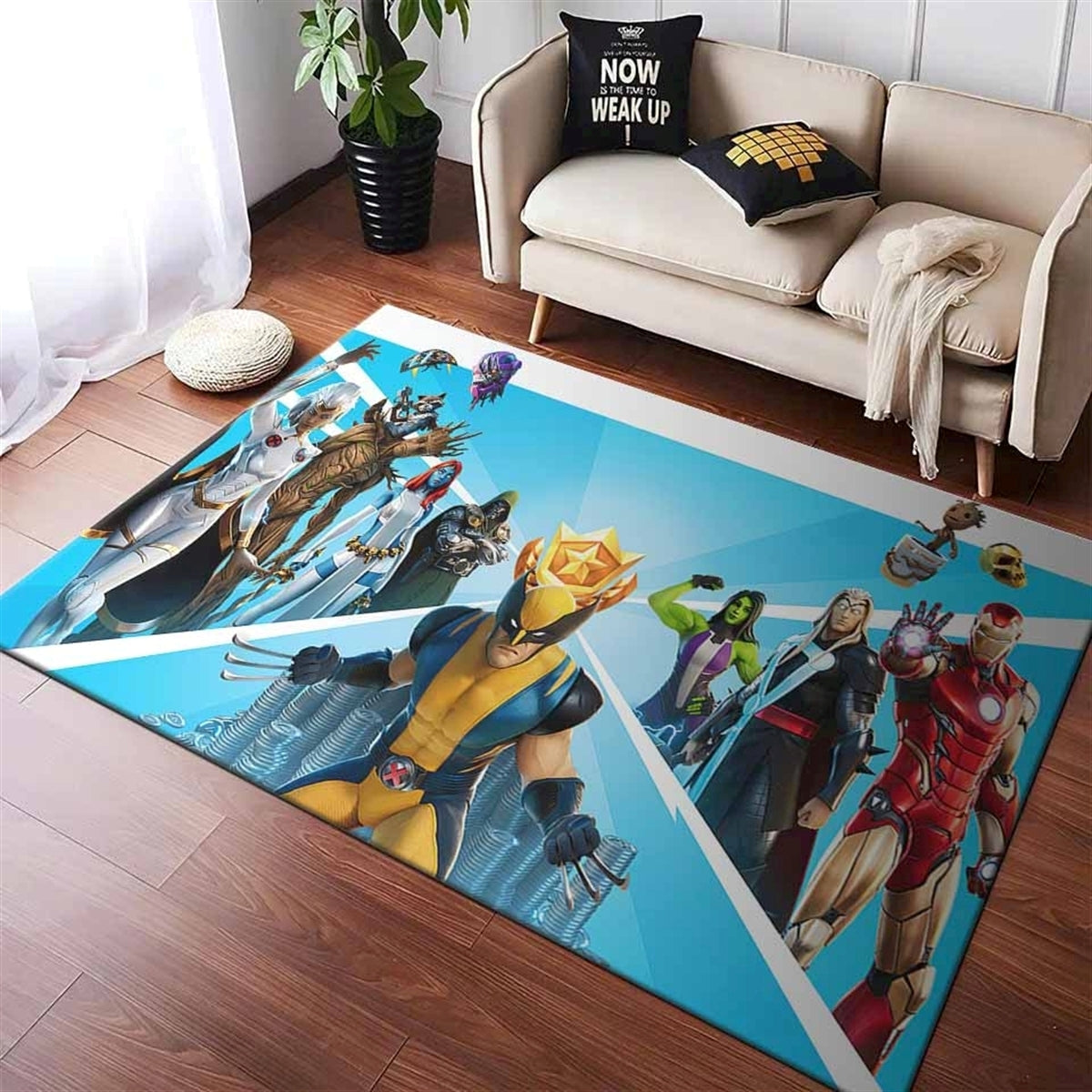 Fortnite X Marvel Fn28 Teppich