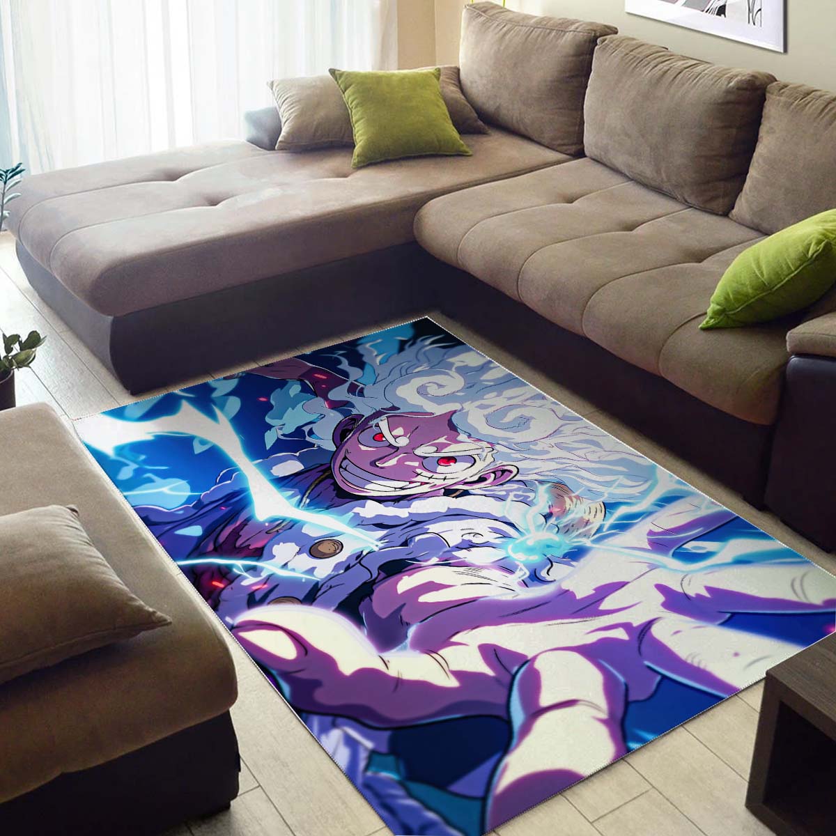 Gear 5 Luffy Artwork 5K Teppich – Bild 3