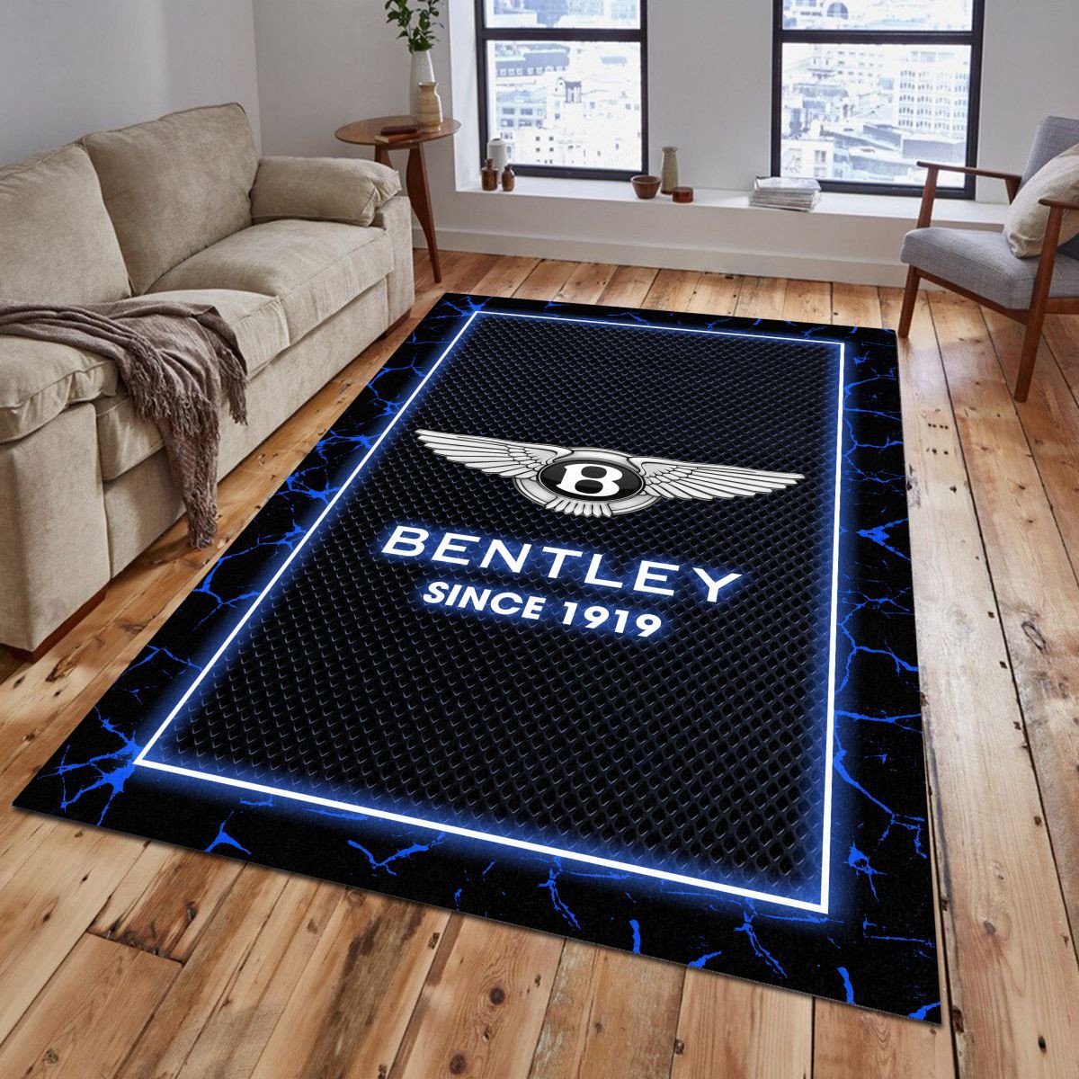 Bentley 02 Teppich - Teppich mit Automotiv-Motiv